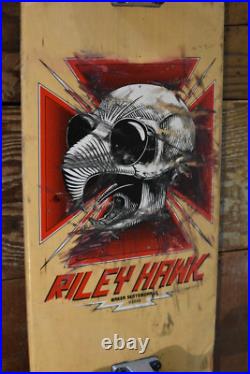 Riley Hawk Skateboard Chicken Skull Baker Vintage