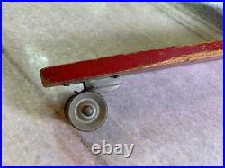 Rinky Dink Surf Board Vintage Metal Steel Wheels Skateboard Wood Wooden Rinky Dink Surf Board Vintage Metal Steel Wheels Skateboard Wood Wooden