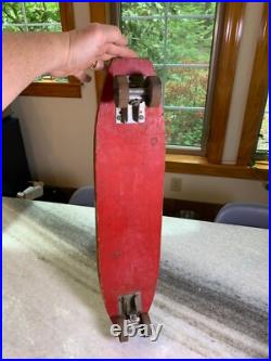 Rinky Dink Surf Board Vintage Metal Steel Wheels Skateboard Wood Wooden Rinky Dink Surf Board Vintage Metal Steel Wheels Skateboard Wood Wooden