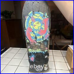 Rob Roskopp Designs Vintage Skateboard Deck Black with Graphic Classic Collector