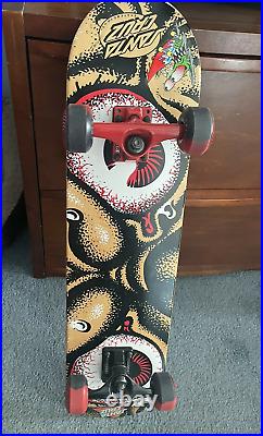 Rob Roskopp Eyes Skateboard 31.5 x 7.6 Santa Cruz Skateboards New Complete