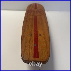 Roller Derby Deluxe No 20 Wood Skateboard with Original Wheels and Trucks 1960s