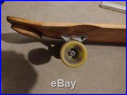 ÷SIMS÷ LONNIE TOFT VINTAGE SKATEBOARD 30x10 WITH SNAKE CONICAL AND LAZER TRUCKS