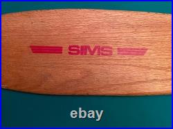 SIMS PURE JUICE 30 NOS KICKTAIL ORIGINAL Vintage Skateboard 70s