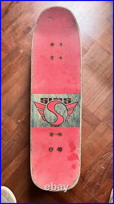 SIMS skateboard Eric Nash Scratch Off Graphic 2 1987 Old School Og SIMS skateboard Eric Nash Scratch Off Graphic 2 1987 Old School Og