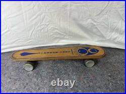 SKATEBOARD 1960's ZIPEES M 369 SIDEWALK SURF BOARD OLYMPIC METAL WHEELS