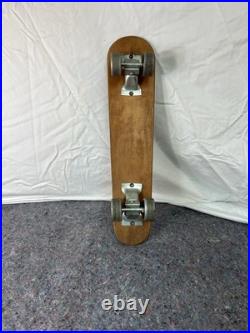 SKATEBOARD 1960's ZIPEES M 369 SIDEWALK SURF BOARD OLYMPIC METAL WHEELS