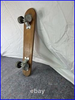SKATEBOARD 1960's ZIPEES M 369 SIDEWALK SURF BOARD OLYMPIC METAL WHEELS