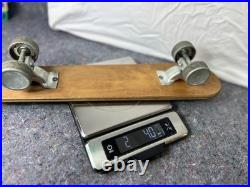 SKATEBOARD 1960's ZIPEES M 369 SIDEWALK SURF BOARD OLYMPIC METAL WHEELS