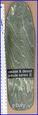 SKATEBOARD NOS CEASE AND DESIST MARK GOZALES SKULL AND BANANA Santa Cruz