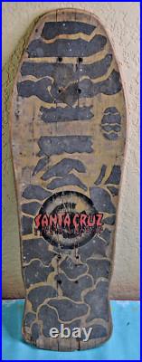 Santa Cruz 80's Rob Roskopp Eye Vintage Skateboard Gripped Deck Only
