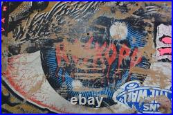 Santa Cruz 80's Rob Roskopp Eye Vintage Skateboard Gripped Deck Only Santa Cruz 80's Rob Roskopp Eye Vintage Skateboard Gripped Deck Only