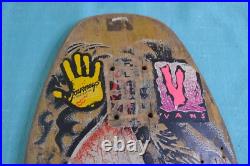 Santa Cruz 80's Rob Roskopp Eye Vintage Skateboard Gripped Deck Only