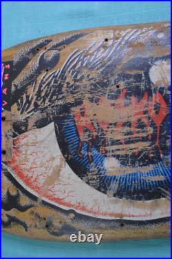 Santa Cruz 80's Rob Roskopp Eye Vintage Skateboard Gripped Deck Only