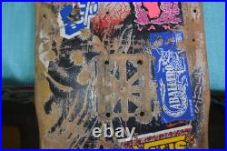 Santa Cruz 80's Rob Roskopp Eye Vintage Skateboard Gripped Deck Only