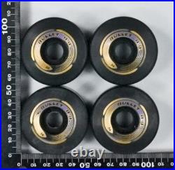 Santa Cruz BULLET BBs BB Skateboard Wheels 56mm 1990s NOS Black Purple Gold Santa Cruz BULLET BBs BB Skateboard Wheels 56mm 1990s NOS Black Purple Gold
