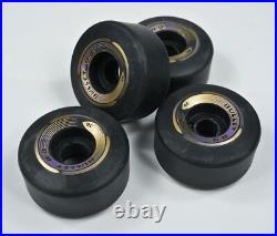Santa Cruz BULLET BBs BB Skateboard Wheels 56mm 1990s NOS Black Purple Gold Santa Cruz BULLET BBs BB Skateboard Wheels 56mm 1990s NOS Black Purple Gold