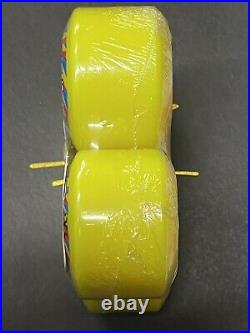 Santa Cruz Bullet 60mm/95a Skateboard Wheels Church Glass Yellow Rare