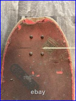 Santa Cruz Claus Grabke Melting Clock Vintage 80s Skateboard Bullet Wheels Track