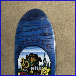 Santa Cruz Eric Dressen Pup NOS 30 year reissue Skateboard Deck BLUE RARE