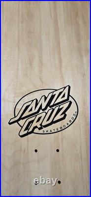 Santa Cruz Jason Jessee Neptune Signed Yellow Skateboard Deck Sungod Shark Tail