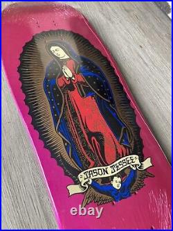 Santa Cruz Jason Jessee Pink Metallic Lady Guadalupe Skateboard Deck Reissue