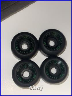 Santa Cruz OJ II Street Razor Skateboard Wheels NOS Original Vintage Black Santa Cruz OJ II Street Razor Skateboard Wheels NOS Original Vintage Black