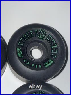 Santa Cruz OJ II Street Razor Skateboard Wheels NOS Original Vintage Black Santa Cruz OJ II Street Razor Skateboard Wheels NOS Original Vintage Black