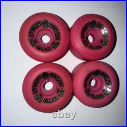 Santa Cruz OJ II Street Razor Skateboard Wheels NOS Original Vintage Pink 63mm