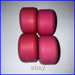 Santa Cruz OJ II Street Razor Skateboard Wheels NOS Original Vintage Pink 63mm