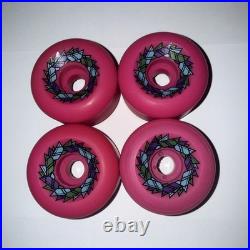 Santa Cruz OJ II Street Razor Skateboard Wheels NOS Original Vintage Pink 63mm