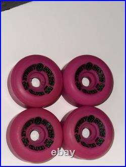 Santa Cruz OJ II Street Razor Skateboard Wheels NOS Original Vintage Pink 63mm