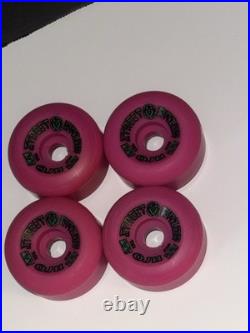 Santa Cruz OJ II Street Razor Skateboard Wheels NOS Original Vintage Pink 63mm