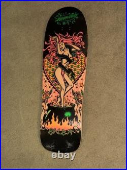 Santa Cruz Salba S Alba Skateboard Deck Witch Doctor Voodoo RARE GRAND Version