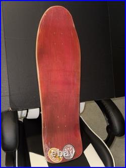 Santa Cruz Tom Knox Ghoul NOS 30 year reissue Skateboard Deck Dark Red RARE Santa Cruz Tom Knox Ghoul NOS 30 year reissue Skateboard Deck Dark Red RARE
