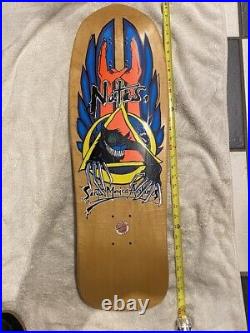 Santa Monica Airlines NATAS KAUPAS EVIL CAT Natural Deck NOS