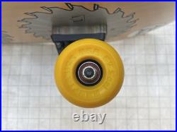 Schmitt Stix Rip Saw skateboard Gullwing Sidewinders. Kryptonics 63.5 yellow