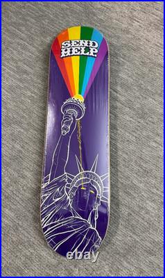 Send Help Enlightenment Skateboard Deck. Art by Todd Bratrud Send Help Enlightenment Skateboard Deck. Art by Todd Bratrud