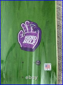 Send Help Enlightenment Skateboard Deck. Art by Todd Bratrud