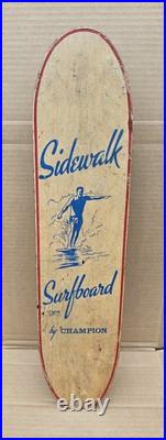 Sidewalk Surfboard by Champion skateboard ca. 1962 Sidewalk Surfboard by Champion skateboard ca. 1962