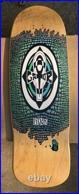 Signed 1990 Vision OG Vintage Skateboard Deck