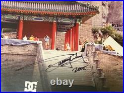 Signed Danny Way Dc Shoes Great Wall Poster/Signed Rodney Mullin Small Pamphlet