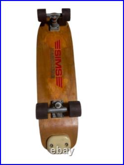Sims Hardcore model Skateboard Vintage Deck Good condition No case From Japan Sims Hardcore model Skateboard Vintage Deck Good condition No case From Japan