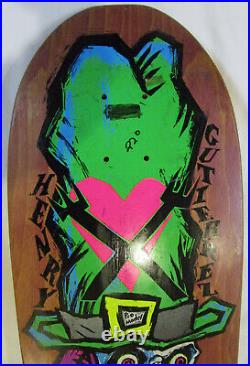 Sims Henry Gutierrez 1989 Pro Model Skateboard Fork Crew VB never skated NEW
