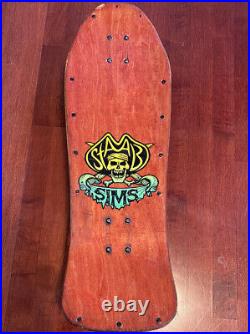 Sims Kevin Staab Pirate Pro Model Complete Vintage 80's Skateboard ORIGINAL