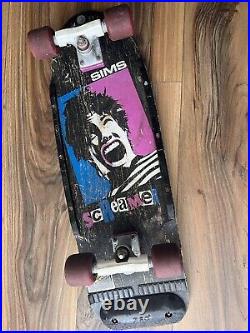 Sims Screamer Old school vintage skateboard Gullwing Trucks Bones Powell Peralta