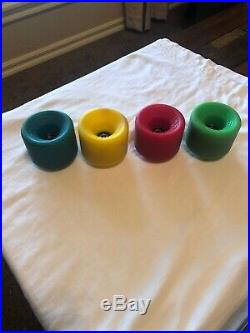 Sims Snake Conical Skateboard Wheels Mixed Set From Vintage 1979 Molds dogtown