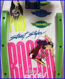 Sims Steve Rocco Street Styler Vintage Skateboard Sims Steve Rocco Street Styler Vintage Skateboard