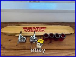 Sims Vintage 70's NOS undrilled Taperkick 36 Tracker Haftracks Bowl Riders
