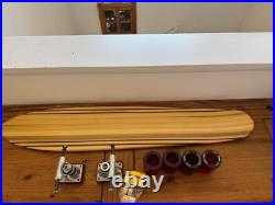 Sims Vintage 70's NOS undrilled Taperkick 36 Tracker Haftracks Bowl Riders